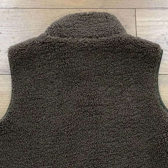 Sundance Catalog Vest Womens Small‎ Brown Sherpa Jacket Zip Pockets Bohemian - Picture 8 of 11